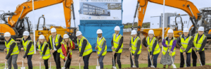 The groundbreaking at KLA in Newport