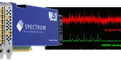 Averaging option boosts resolution of 12bit digitizer card