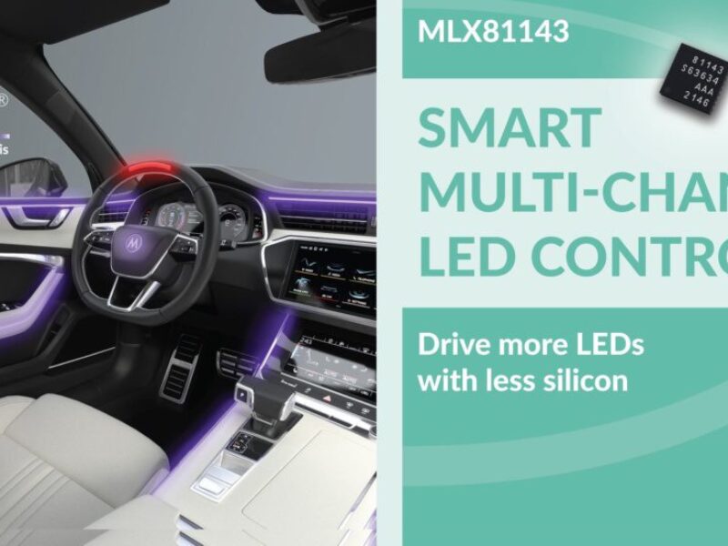 LED driver controls multiple LEDs, supports animated light