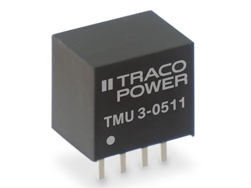 Convertisseurs CC/CC compacts 3 W non régulés, pour applications industrielles