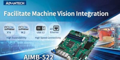 Industrial Micro-ATX motherboard targets AI image processing