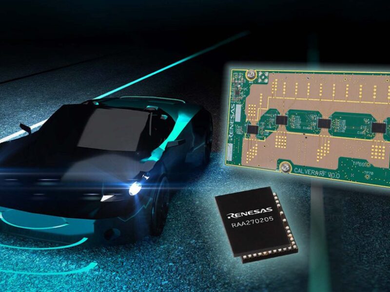 Renesas enters automotive radar market with 76-81 GHz transceivers