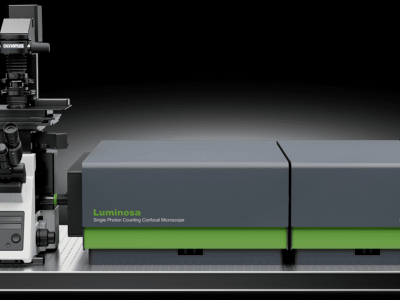 Microscope confocal de fluorescence à comptage de photon unique