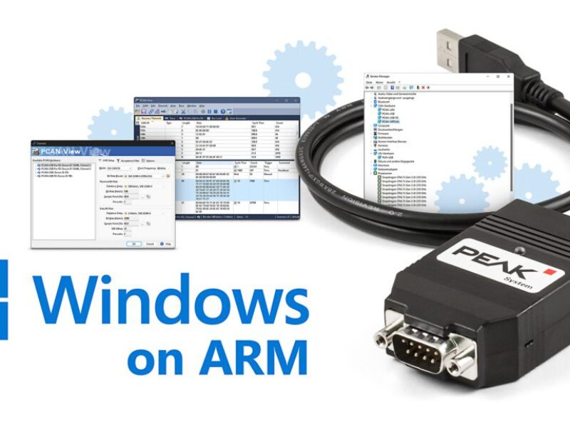 Support de Windows sur ARM pour les interfaces CAN et LIN