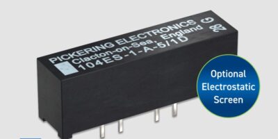 Relais Reed haute tension avec blindage électrostatique
