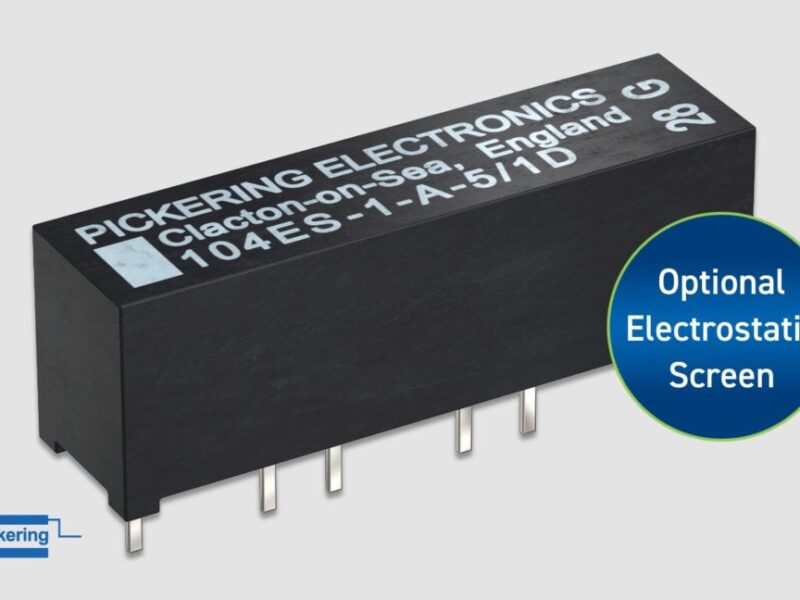 Relais Reed haute tension avec blindage électrostatique