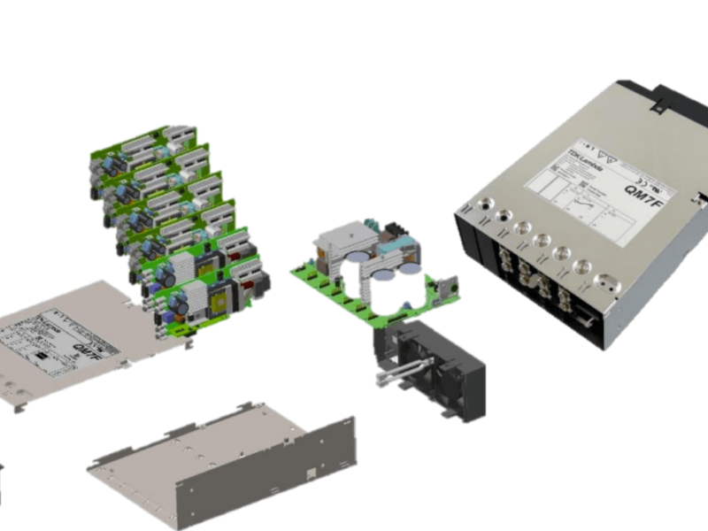 TDK patents thermal sensing for modular 800W power supply