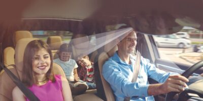 Rectangular illumination field betters cost efficiency of cabin monitoring systems