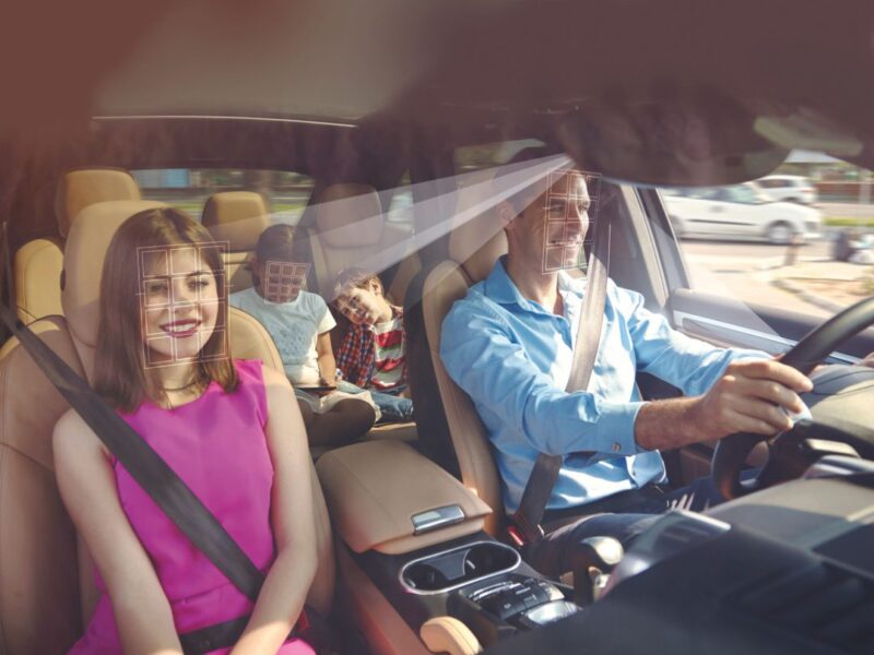 Rectangular illumination field betters cost efficiency of cabin monitoring systems