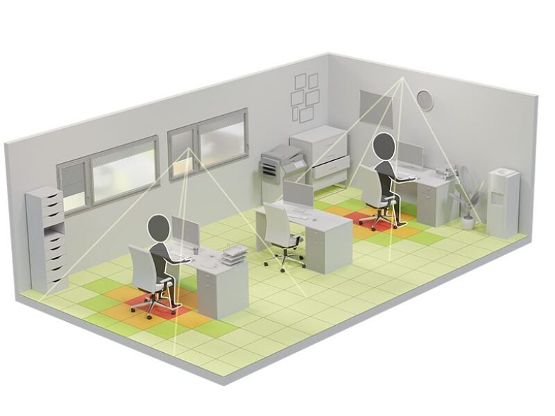 IR sensor with 90 degree FoV suits machine learning