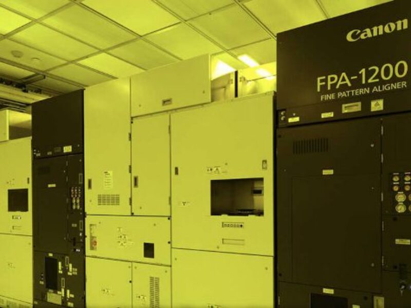 Canon offre la lithographie par nano-impression 10x moins cher que l&rsquo;EUV