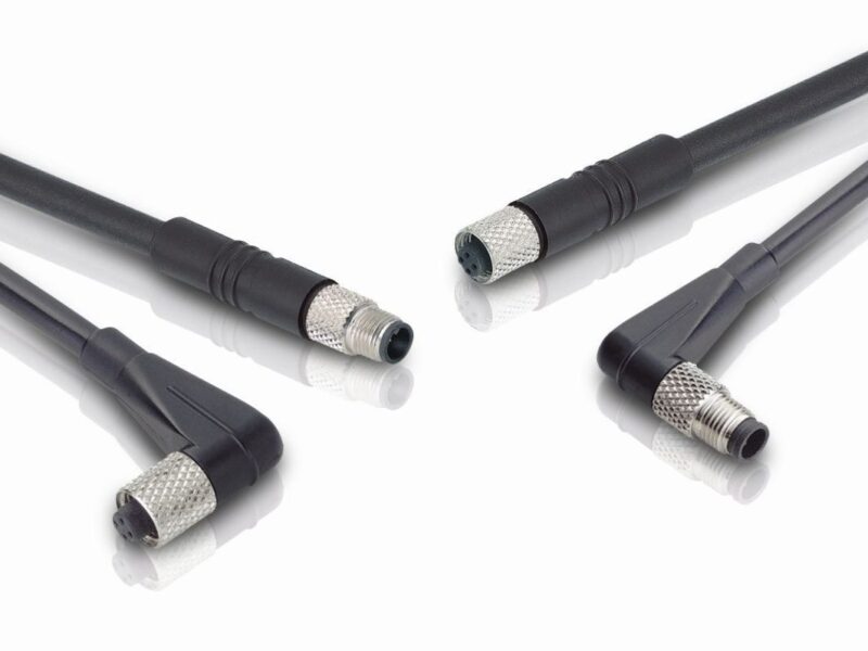 Connecteurs M5 avec blindage à 360° pour une transmission sans interférence dans les espaces confinés