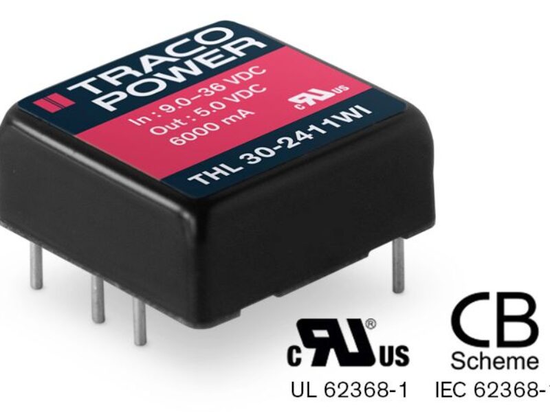 Convertisseurs Traco THL 30WI CC/CC 30 W: la qualité dans une conception économique