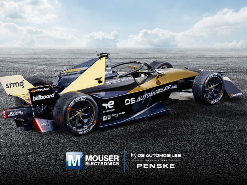 Mouser Electronics avec DS PENSKE pour la saison 9 du championnat de Formule E