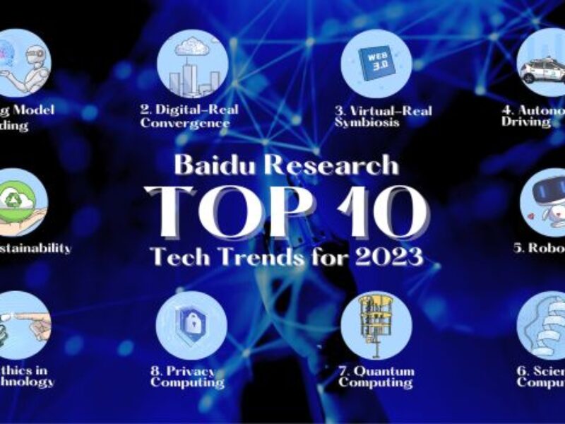 Baidu Research predicts top 10 tech trends for 2023