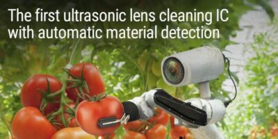Ultrasonic lens cleaning chipset enables self-cleaning cameras