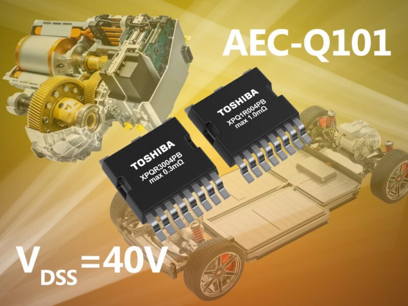 N-channel power MOSFETs feature advanced heat dissipation capabilities