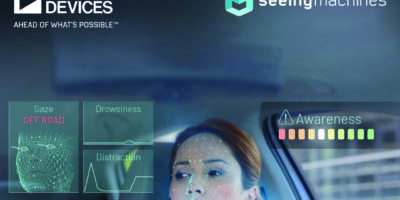 Analog Devices et Seeing Machines collaborent pour rendre la conduite encore plus sûre