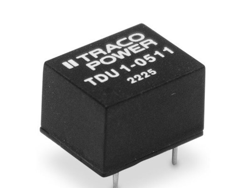 Traco Power : Convertisseurs CC/CC compacts 1 W non régulés