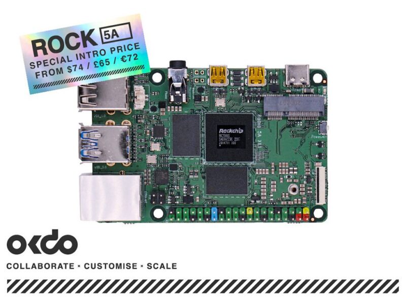 Next-generation ROCK 5A SBC from OKdo and Radxa