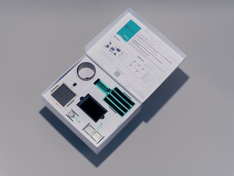Kit for IoT sensor prototyping using printed electronics
