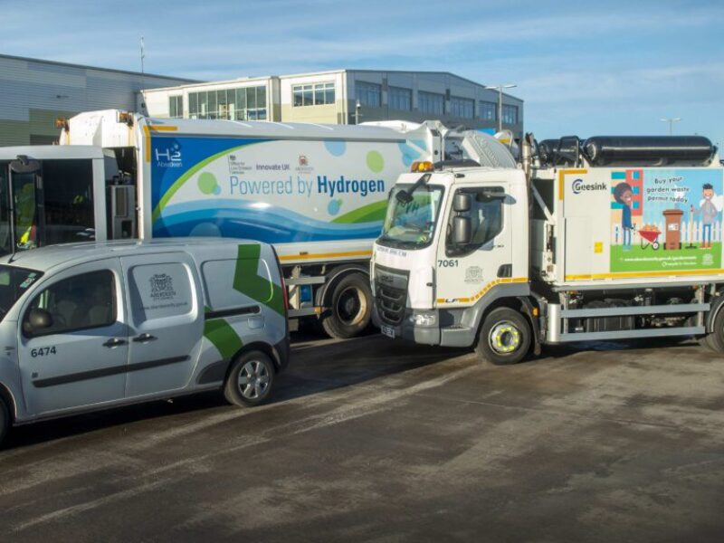 Aberdeen City Council converts commercial vehicles to hydrogen drive