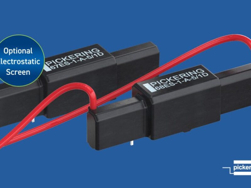 Blindage électrostatique en option pour relais à lames SIL/SIP