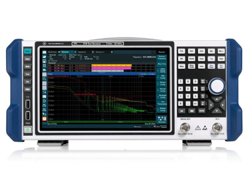 EMI test receiver for emission measurements up to 30 MHz
