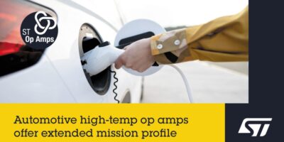 Automotive-qualified micropower op-amp handles extreme temperatures
