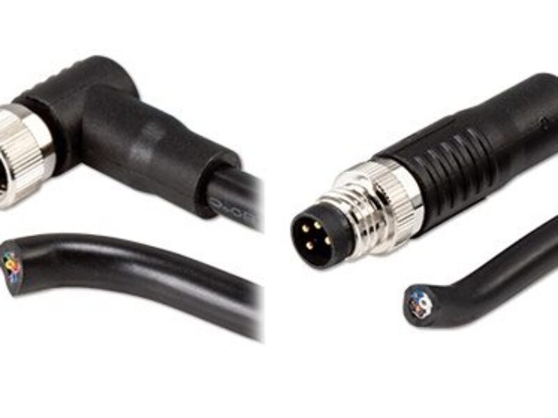 Cordons équipés de connecteurs M8 pour applications industrielles