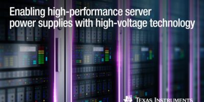 Nitrure de gallium et microcontrôleurs temps réel pour alimentation de serveurs
