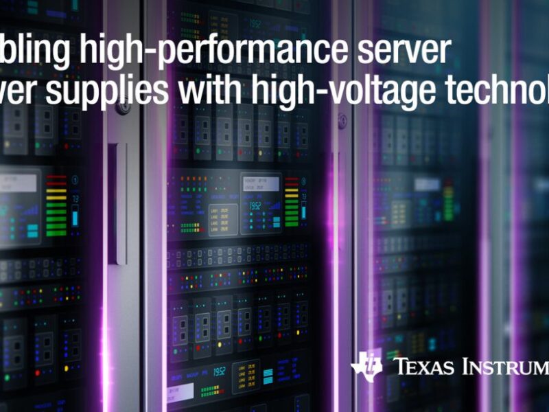 Nitrure de gallium et microcontrôleurs temps réel pour alimentation de serveurs