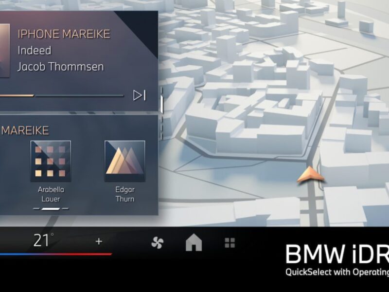 BMW modernises its user interface