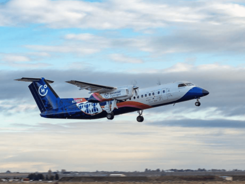 Hydrogen Electric plane is flying high