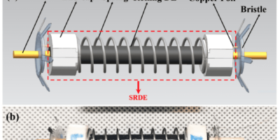 Bionic structure robot find it’s way in pipelines