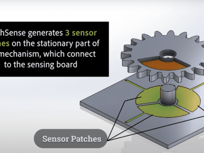Incorporate Sensors into Gears with 3D Printing – with demo video