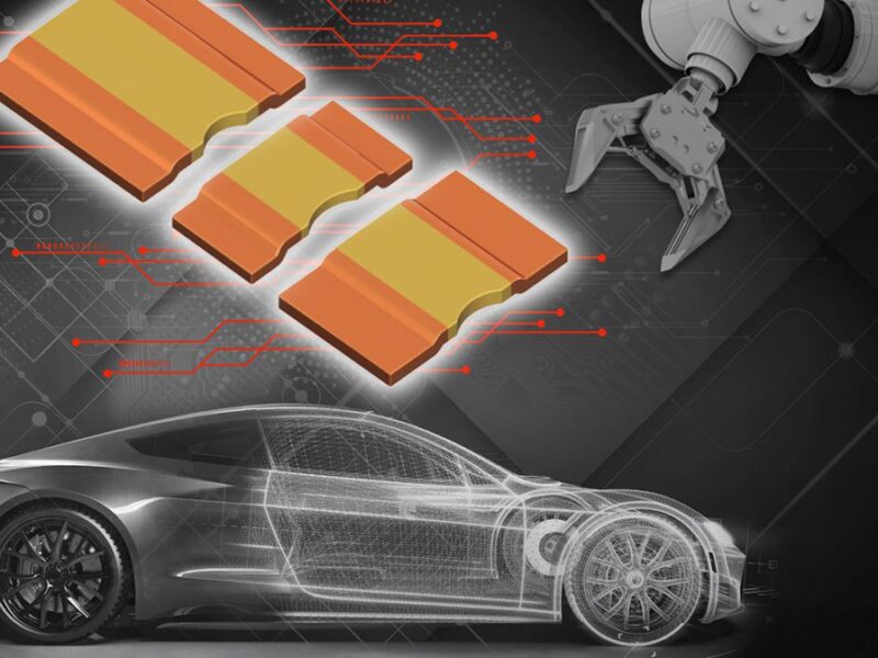 Ultra-low profile 12-W rated metal plate shunt resistor