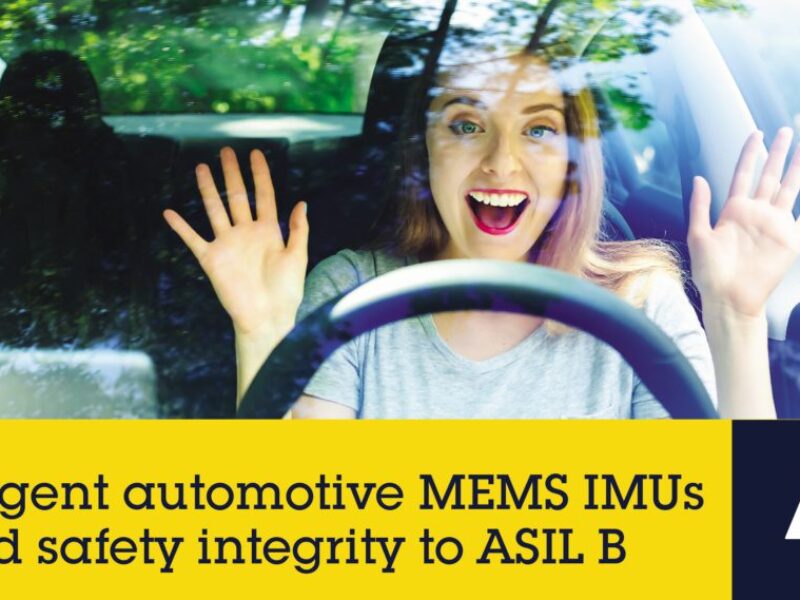 Automotive IMU comes with ASIL-B software library