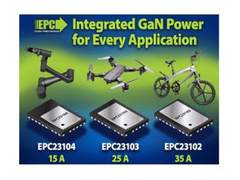 Les circuits intégrés ePower de EPC améliorent la densité de puissance