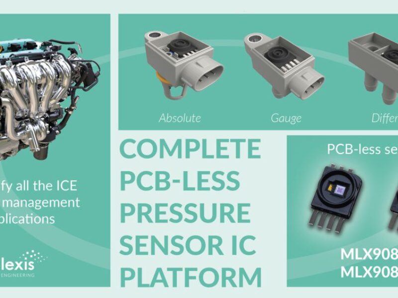 Vehicle pressure chip sensor gets by without PCB