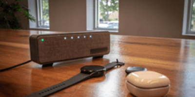 Battery free wireless keyboard is powered over the air