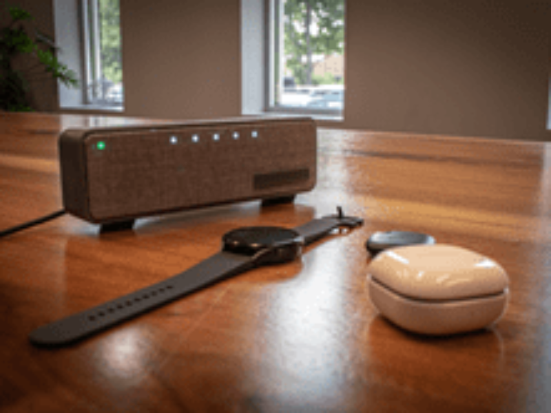 Battery free wireless keyboard is powered over the air