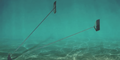 Under Water Kiting to Generate Electricity
