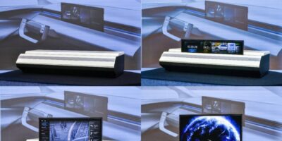 Hyundai Mobis shows world’s first rollable automotive display