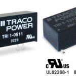 Convertisseurs CC/CC 1 W à isolation renforcée avec tension d’isolation 480 Vca