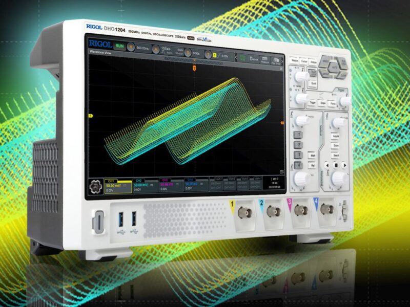 Nouvelle série d&rsquo;oscilloscopes Rigol DHO1000 : le nouveau chipset ASIC développé en interne fait la différence