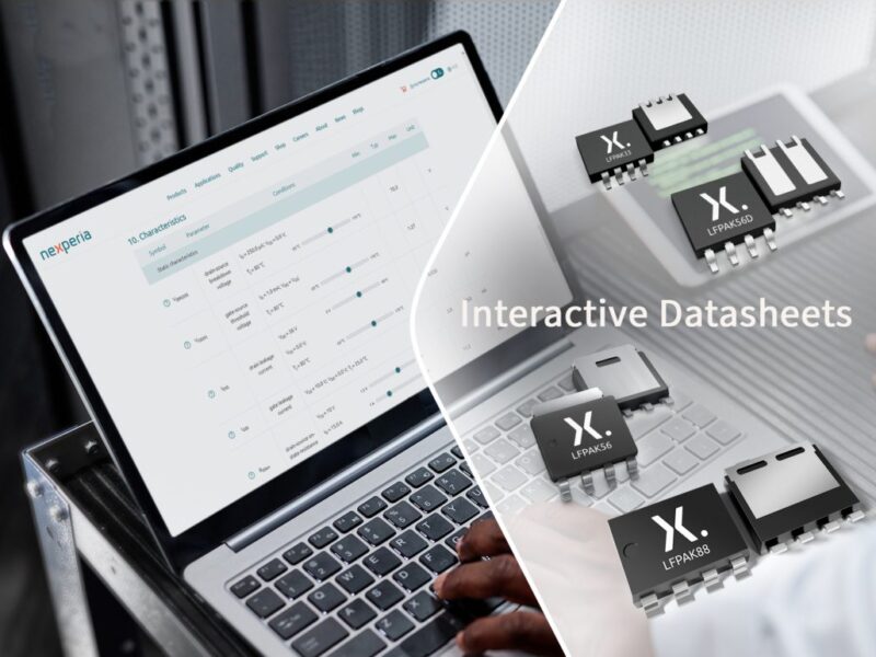 Nexperia launches interactive datasheets for MOSFET behaviour analysis