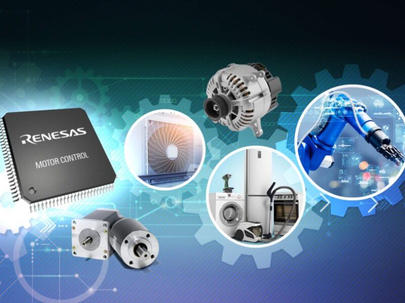 Renesas launches three families of motor control chips