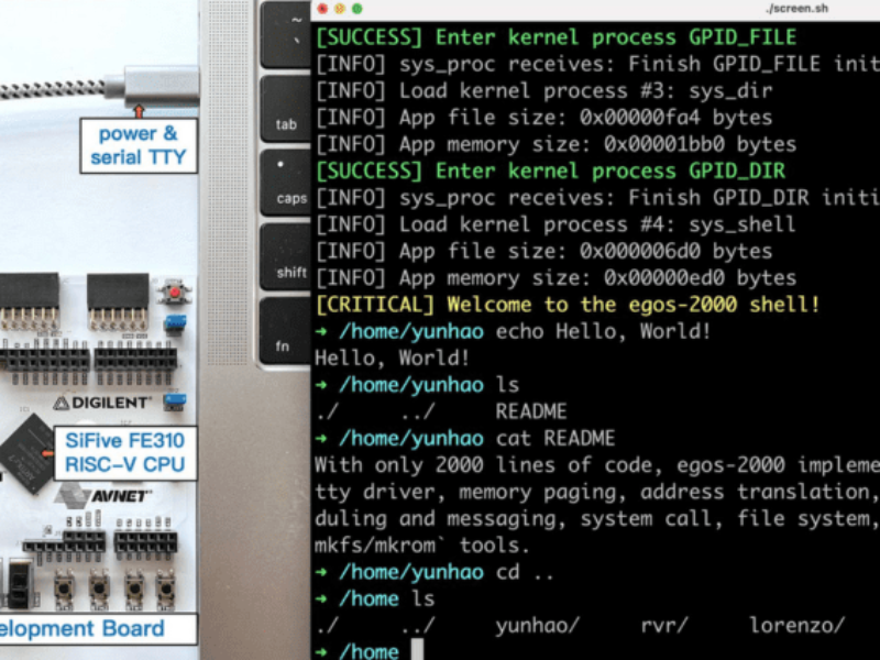 Learn RISC-V with the ‘Earth and Grass Operating System’