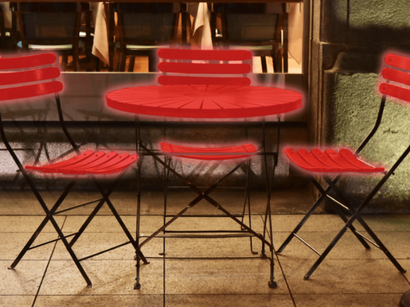 AI to identify similar materials in images